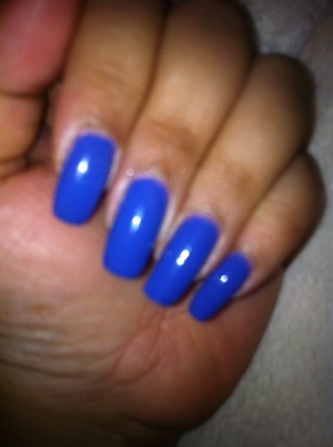 Gorgeous purple blue from TopShop. Great quality nail polishes for reasonable prices. 