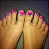 Checker toe design 