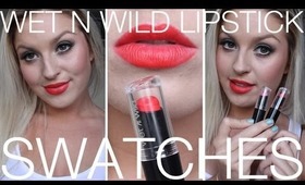 Wet n Wild Lipsticks ♡ Review & Swatches On Lips