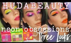 HUDABEAUTY NEON OBSESSION | Three Looks + Review