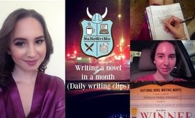 NaNoWriMo Day by Day Vlog 2015 - Writing 50,000 in a Month!