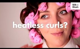 Do SPOOLIES Really Work? Heat Free And Damage Free Curls REVIEW  |  Milk + Blush