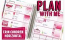 Plan with me: January Erin Condren Life Planner Weekly Spread / Erin Condren Horizontal #30