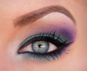 Teal and purple!