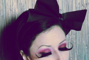 Lashes and a Huge Bow! Pow!