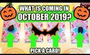 🔮 PICK A CARD 🔮 WHAT IS COMING IN OCTOBER 2019 🎃