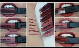 Sleek Matte Me Lip Creams - Swatches & Review | Danielle Scott