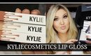 KYLIE COSMETICS LIP GLOSSES | SWATCHES + REVIEW