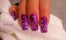 Easy, Purple, Christmas, New Year's Nail Art Design Tutorial - ♥ MyDesigns4You ♥