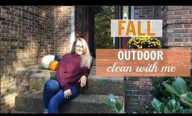Fall Outdoor Cleaning | Outdoor Chores | Cleaning Motivation