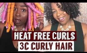Curlformers on 3C curly Natural Hair 2
