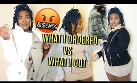 EXPECTATIONS VS REALITY SHOPPING ONLINE | SHOPPING FOR PLUS SIZE OUTERWEAR