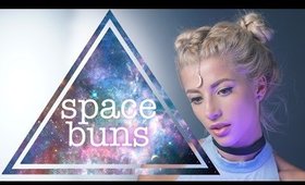 Braided Space Buns | Hair Tutorial