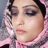 Pink and Black smokey arab look