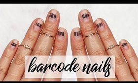 Minimalistic Monday No. 25 | Barcode Nail Art ♡