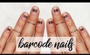 Minimalistic Monday No. 25 | Barcode Nail Art ♡