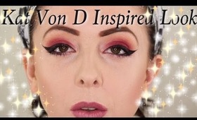 KAT VON D INSPIRED MAKEUP LOOK!