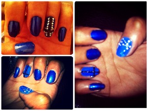 Some blues with crosses(: