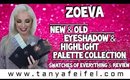 Zoeva Eyeshadow & Highlight Palette Collection | Swatches & Review | Tanya Feifel-Rhodes