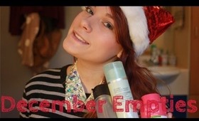 December Empties | TheCameraLiesBeauty