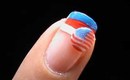 4th of July Nails Design ! - USA Flag 4th july EASY nail designs short/long nail art tutorial