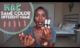 MAC Lipstick | Same Color Different Name