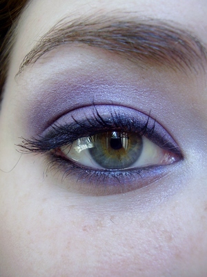 smokey purple eyeshadow tutorial for brown eyes