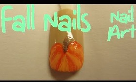 Nails nails nails! - Fall Pumpkin Tutorial