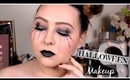 Halloween Goth Glitter Tears Makeup Tutorial | Collab with Devon Louise
