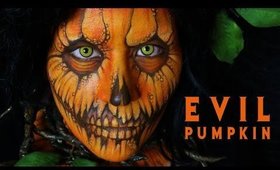 EVIL PUMPKIN: Halloween Makeup Tutorial 12