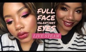 Live: Valentines  Causal Glam Makeup