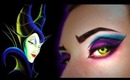 Maleficent inspired Make Up Tutorial (halloween makeup)