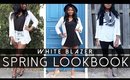 SPRING LOOKBOOK 2015 | How to Style White Blazer | natmeliz