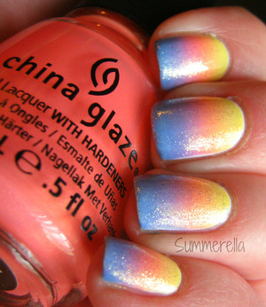 I used all China Glaze polishes, for full list of products go to http://summerella31.blogspot.com/2013/03/happy-easter.html