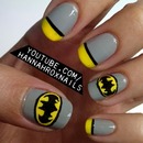 Batman Nail Art