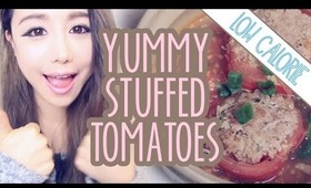 Low Calorie Recipes - Yummy Stuffed Tomatoes in a Noodle Hot Pot!
