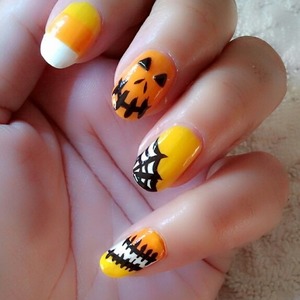 my nail for halloween 