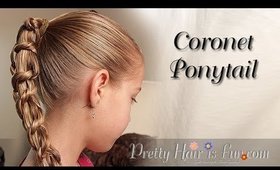 Coronet Braid {Ponytail Hairstyles}