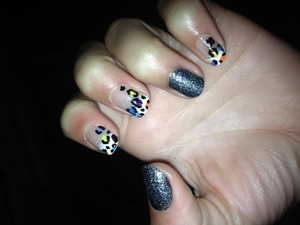 Quick French tip with cheetah 