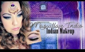 Purple indian ispired makeup - Maquillaje inspirado en la india