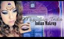Purple indian ispired makeup - Maquillaje inspirado en la india
