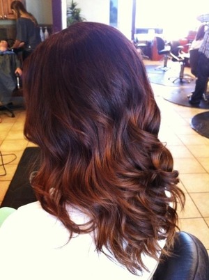 I'm dying to do this to my friend's hair! I did that conditioner works best to create a settle color change. 