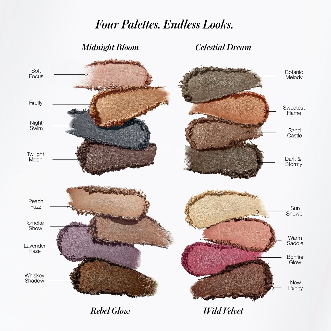 【ラネージュ】HYDRA BLOOM SET MY ESSENTIALS rms beauty ReDimension Hydra Eyes Quartet Midnight Bloom | Beautylish