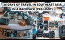 HOW TO PACK ONE MONTH FOR ASIA IN ONE BACKPACK + TRAVEL HACK!