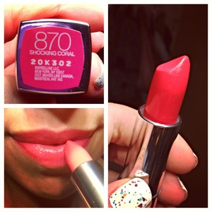 This shade (shocking coral) is gorgeous! And will look amazing for summer time!
