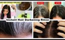 तुरंत' बनाये बाल काले करने का रिंस | Instant Hair Darkening Rinse | SuperPrincessjo