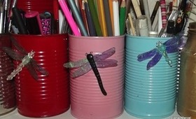 How to make dragonfly embelishments