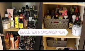 Curly Hair Product Declutter + Organization