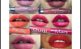 Lip Swatches | Colour pop ultra matte lipstick