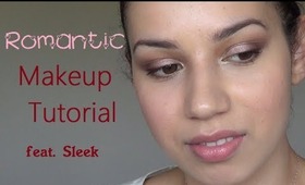 Romantic look using Sleek Storm Palette (Look #2)